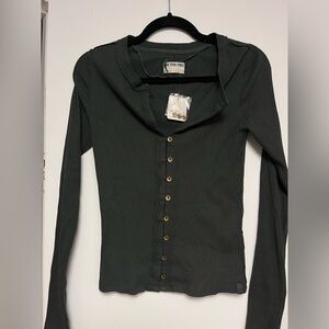 We The Free Cedar Forest Ribbed Top